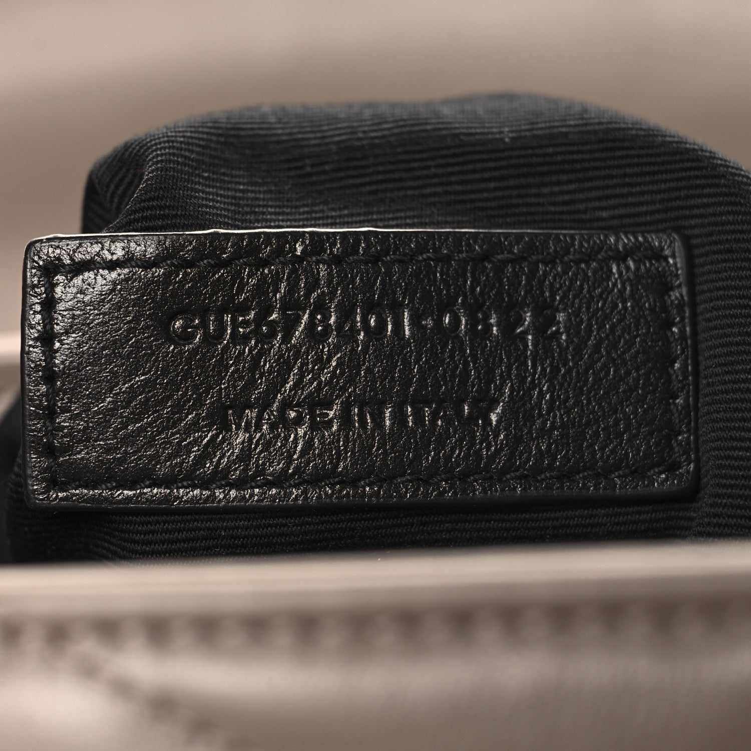 Saint Laurent Calfskin Y Quilted Monogram Toy Loulou Crossbody Bag Dark Beige 7 of 10