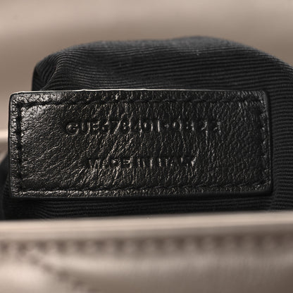Saint Laurent Calfskin Y Quilted Monogram Toy Loulou Crossbody Bag Dark Beige 7 of 10