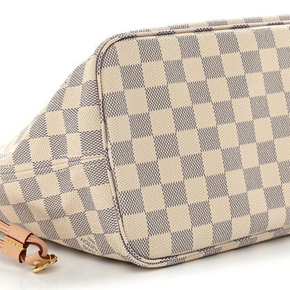Louis Vuitton Damier Azur Neverfull MM 9 of 10
