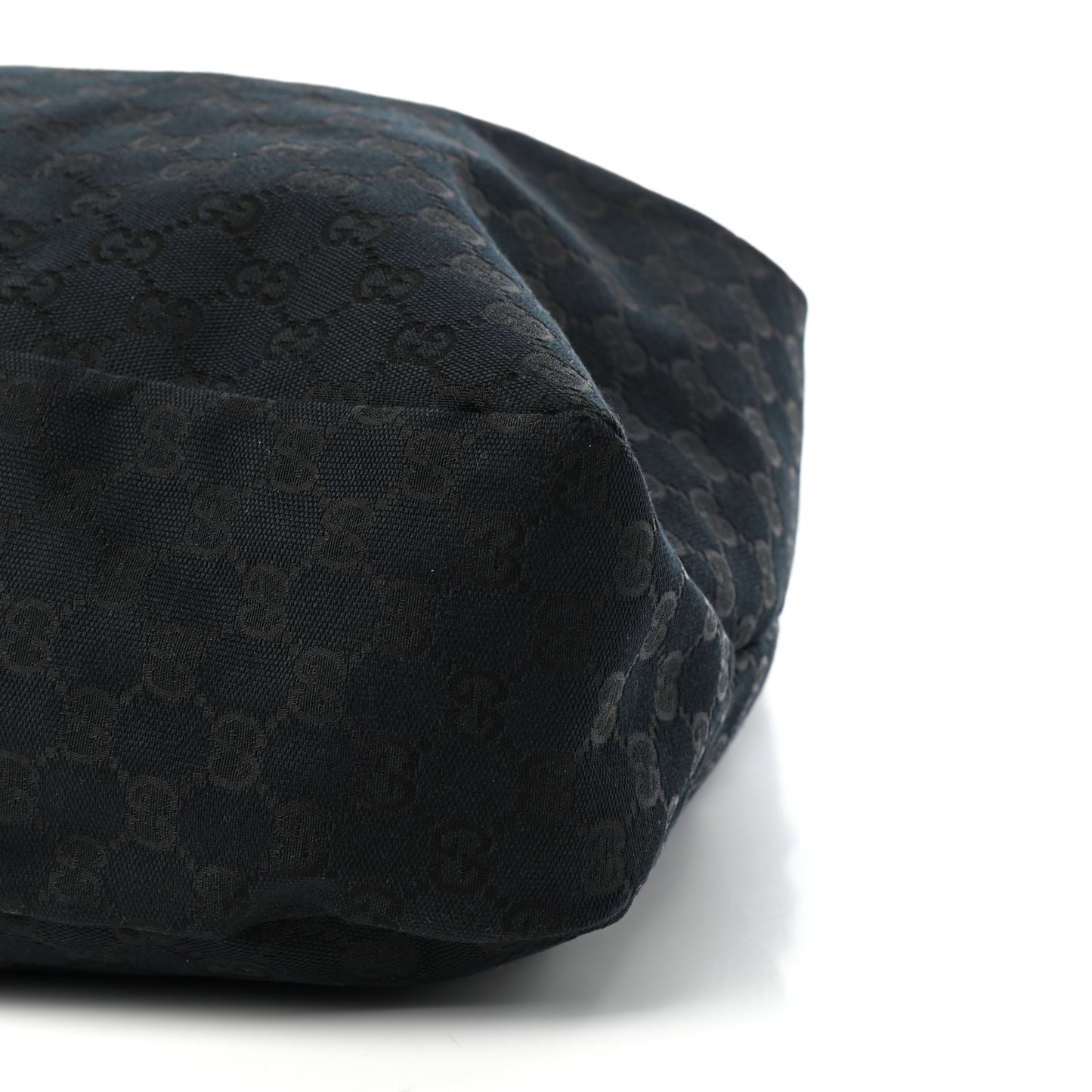 Monogram Large Horsebit Chain Hobo Black