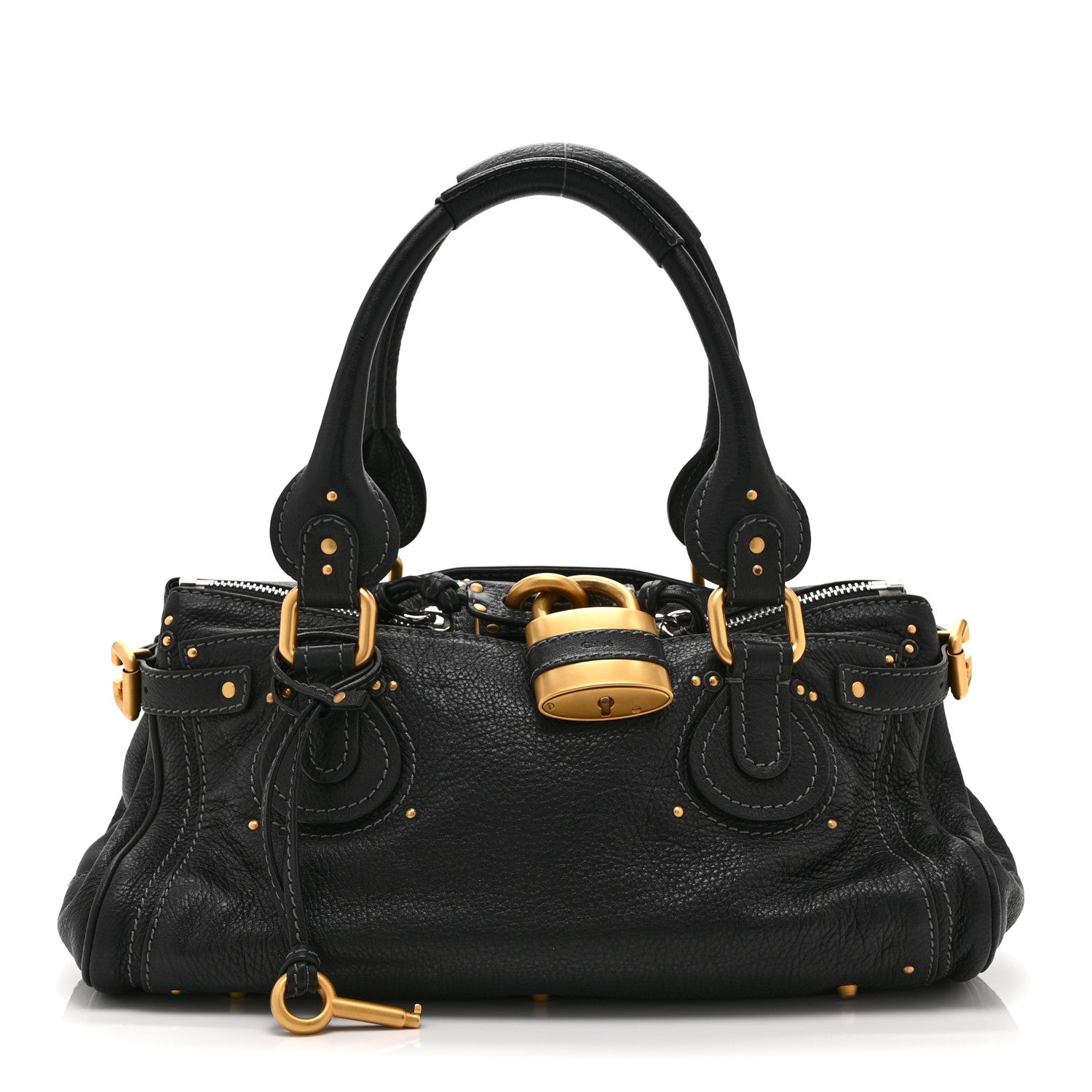 Chloe Calfskin Medium Paddington Satchel Black 1 of 11