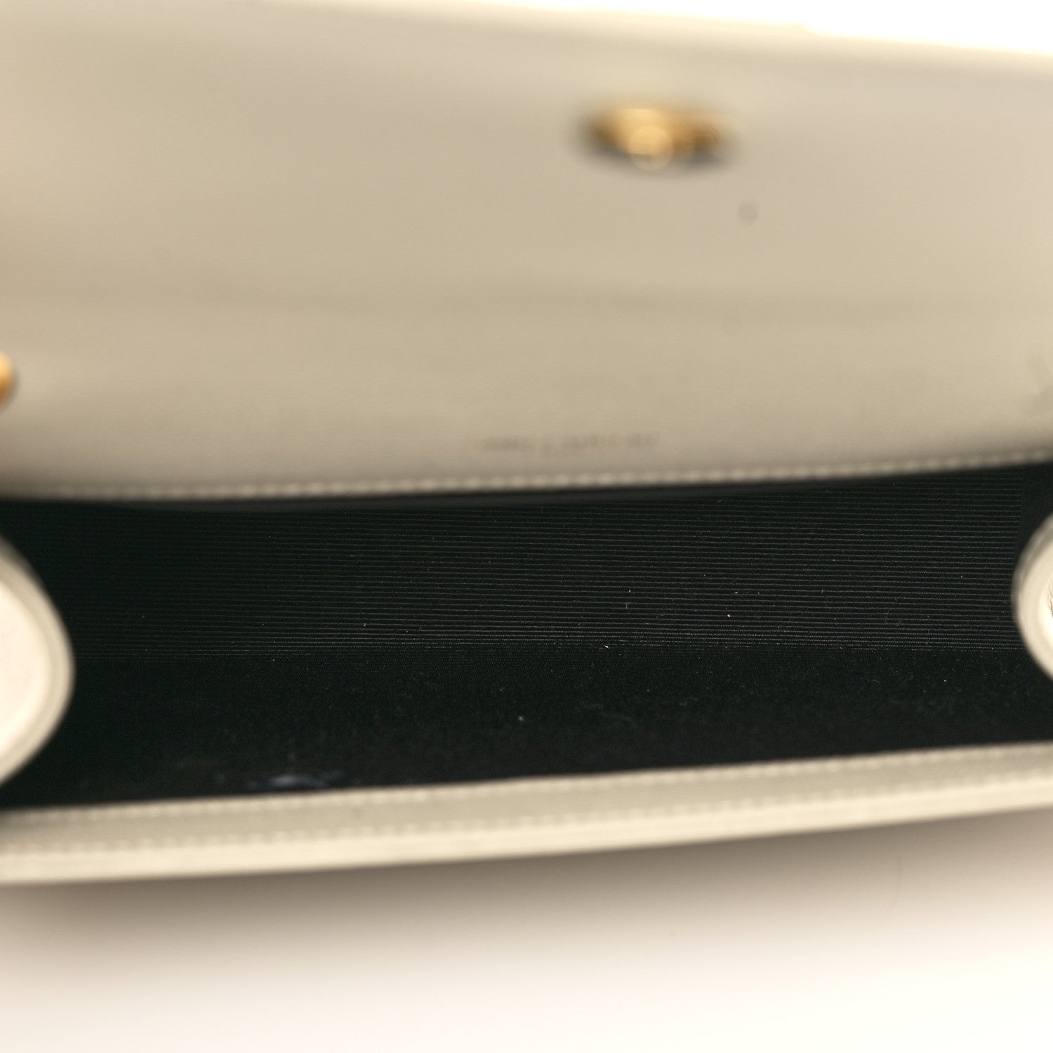 Saint Laurent Grain De Poudre Small Monogram Kate Satchel Crema Soft 4 of 7