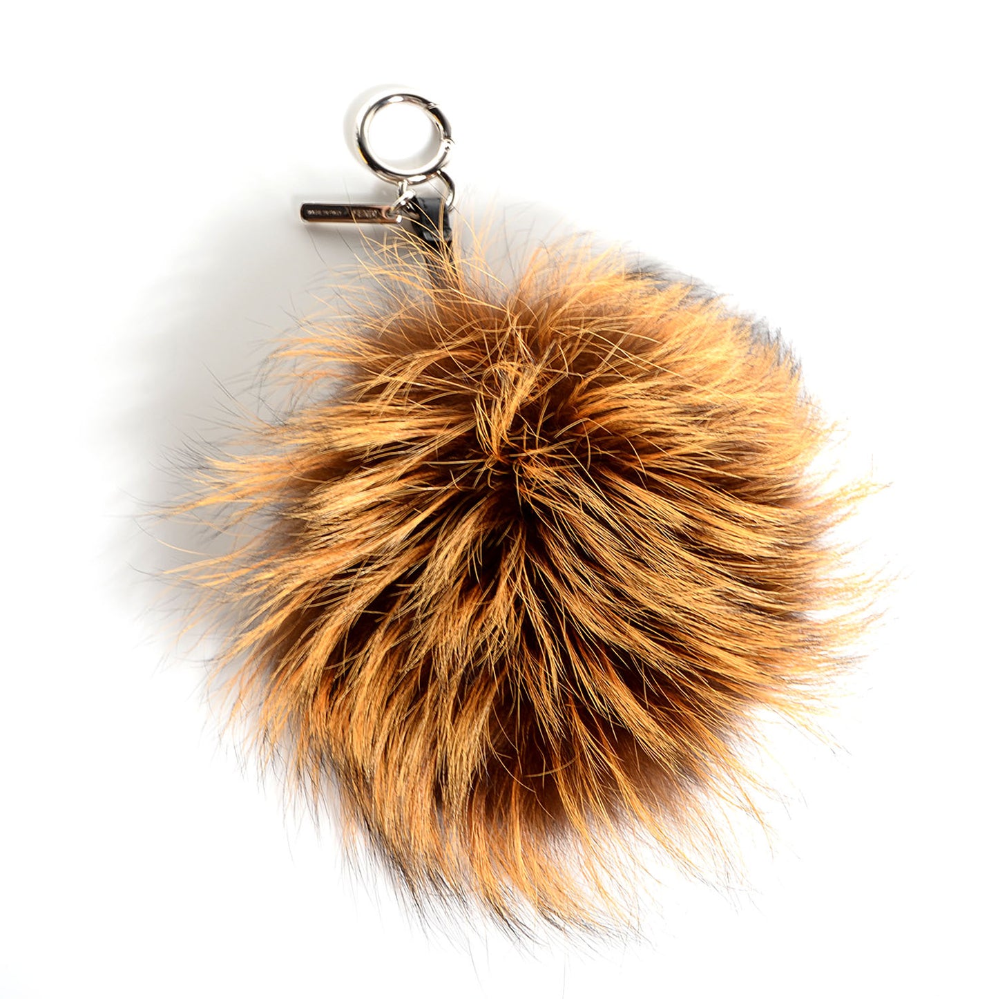 Fox Mink Rabbit Fur Vitello Flamingo Kooky Monster Bag Bug Charm Zucca Multicolor Black