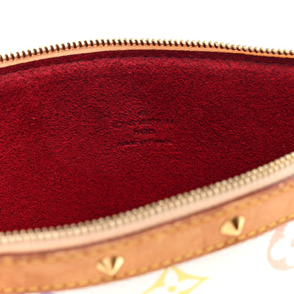 Louis Vuitton Monogram Multicolor Pochette Accessories White 5 of 8
