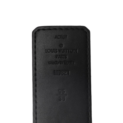 Louis Vuitton Calfskin Monogram 40mm LV Initiales Reversible Belt 95 38 Black 3 of 9