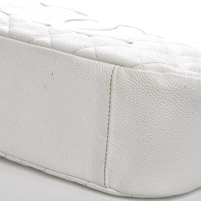Chanel Caviar Quilted Hobo White 18 of 18