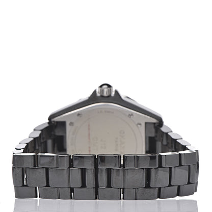 Chanel Stainless Steel Ceramic 41mm J12 GMT Automatic Watch Black 4 of 8
