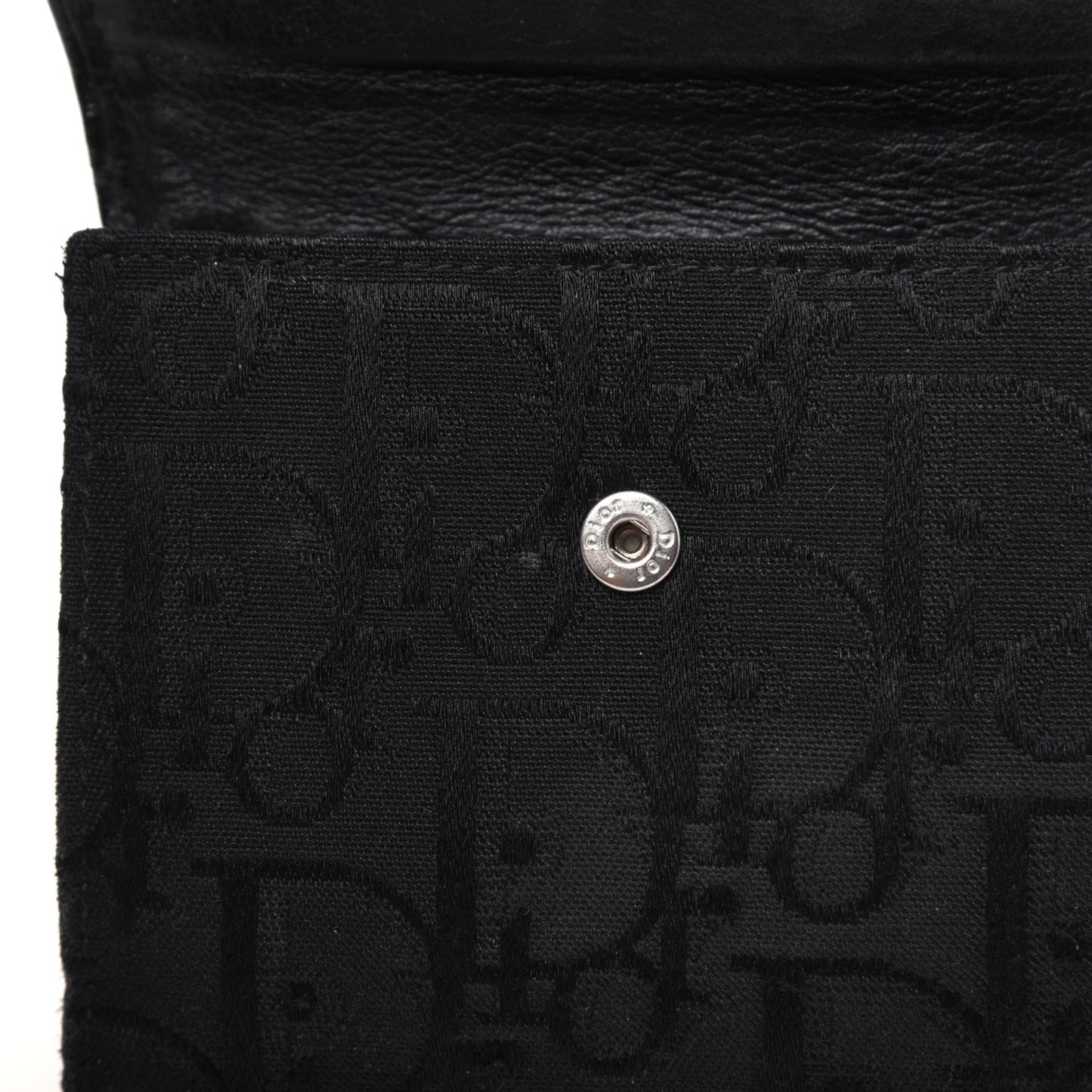 Monogram Compact Saddle Wallet Black