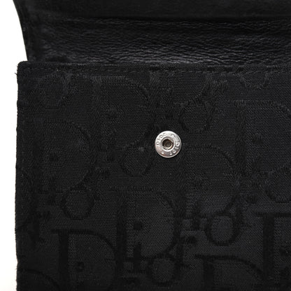 Christian Dior Monogram Compact Saddle Wallet Black 13 of 24
