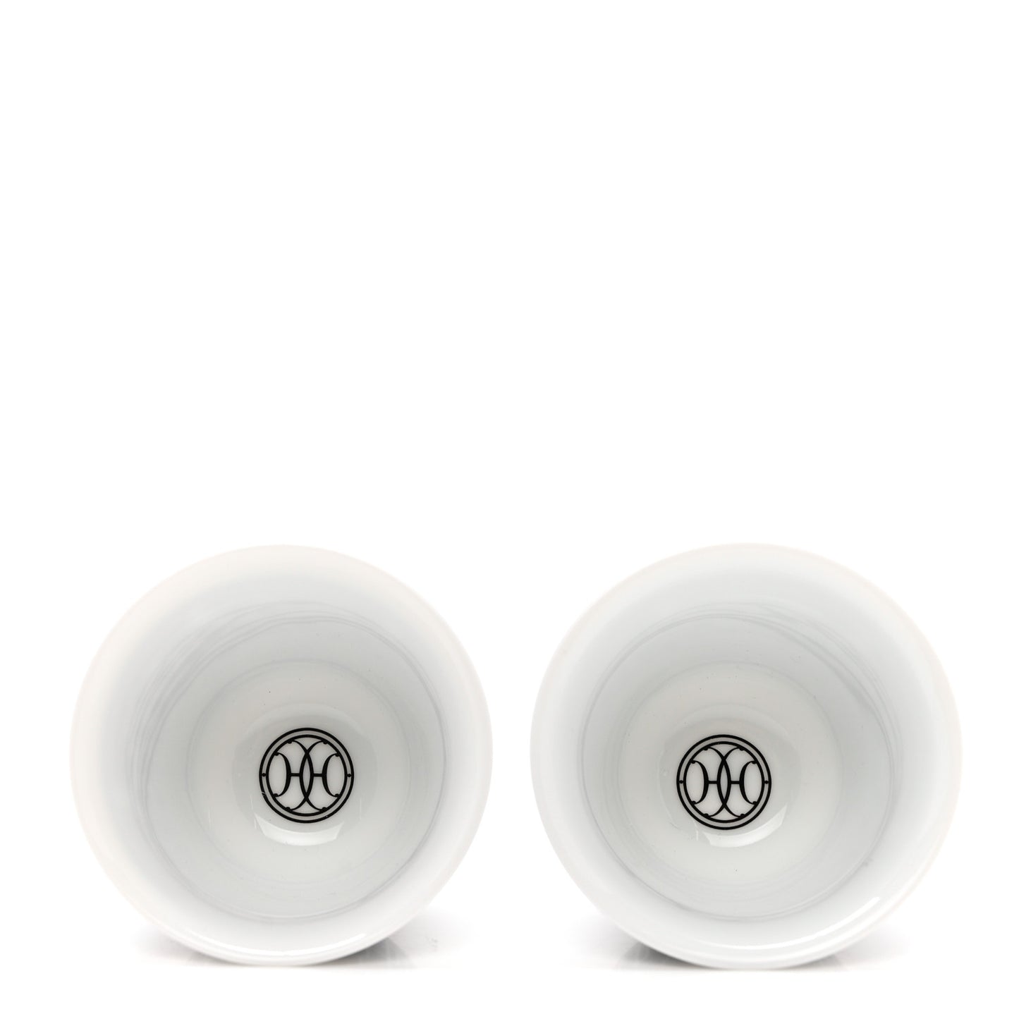 Porcelain H Deco Mini Cup Set Of 2