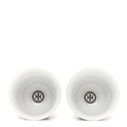 Hermes Porcelain H Deco Mini Cup Set Of 2 3 of 6