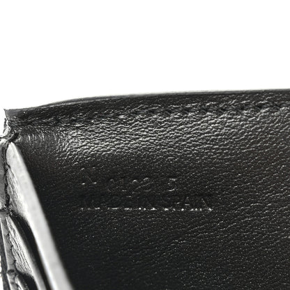 Loewe Grained Calfskin Small Vertical Wallet Black 7 of 8
