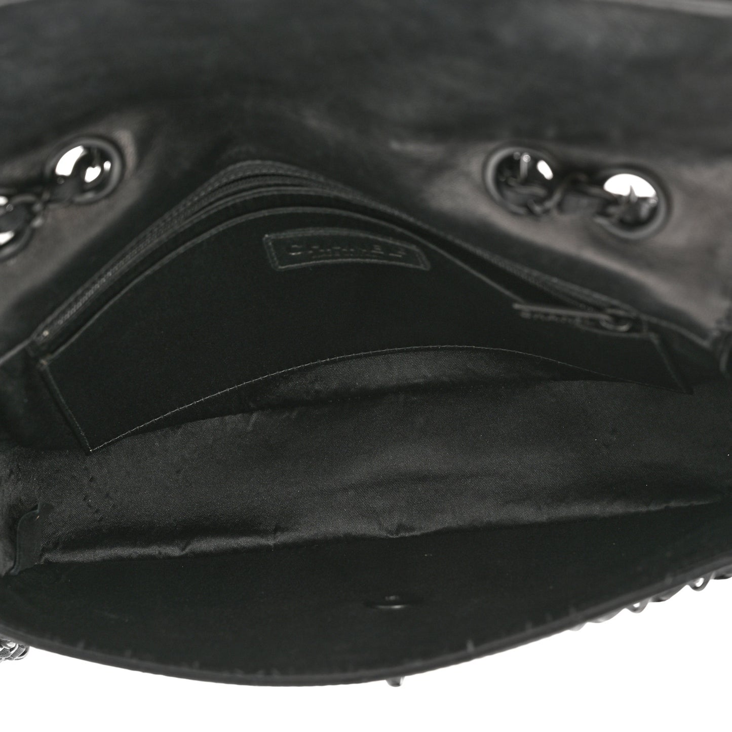 Nylon Medium Travel Flap Black