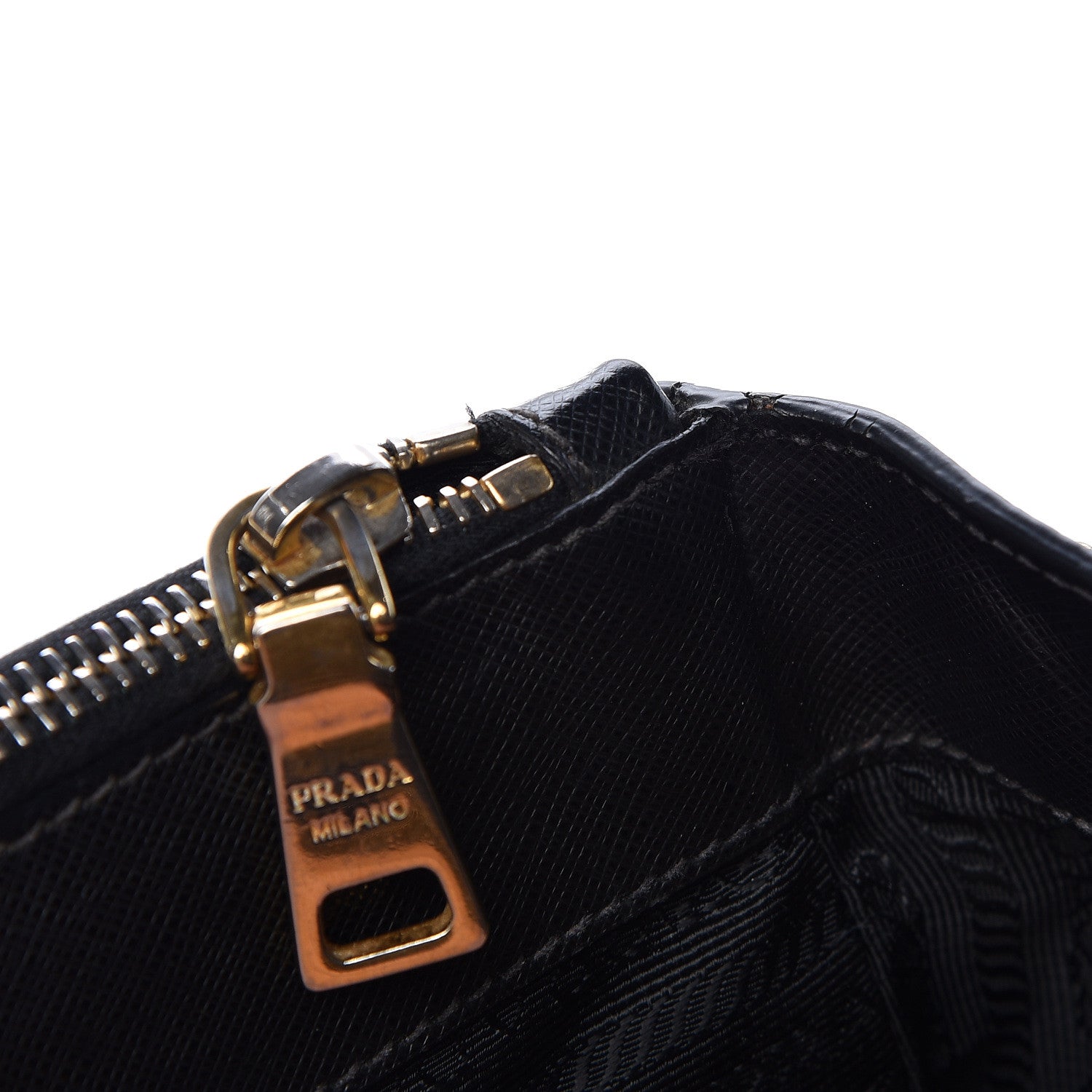 Prada Saffiano Small Galleria Double Zip Tote Black 20 of 30