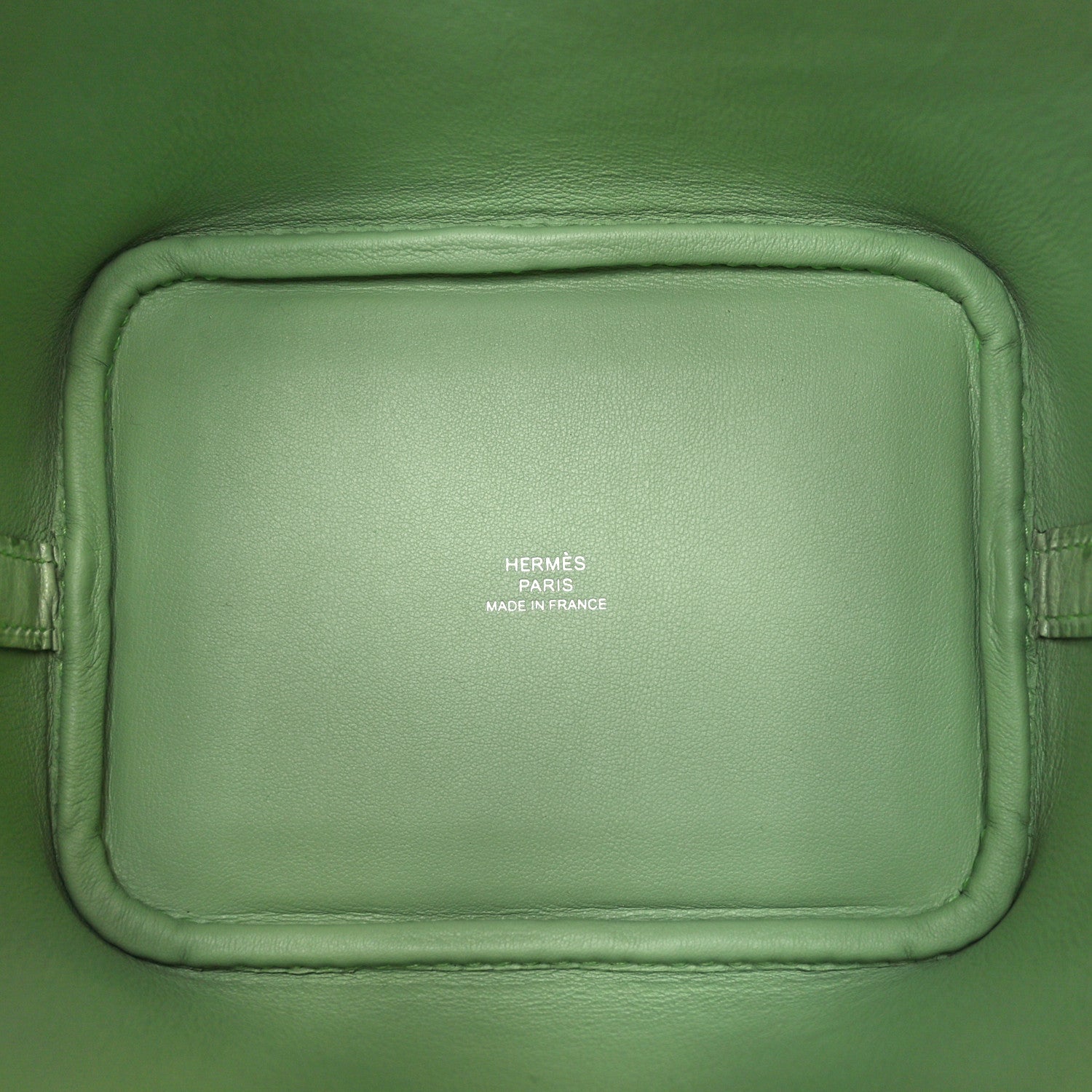 Hermes Ostrich Micro Picotin Lock Vert Criquet 5 of 10