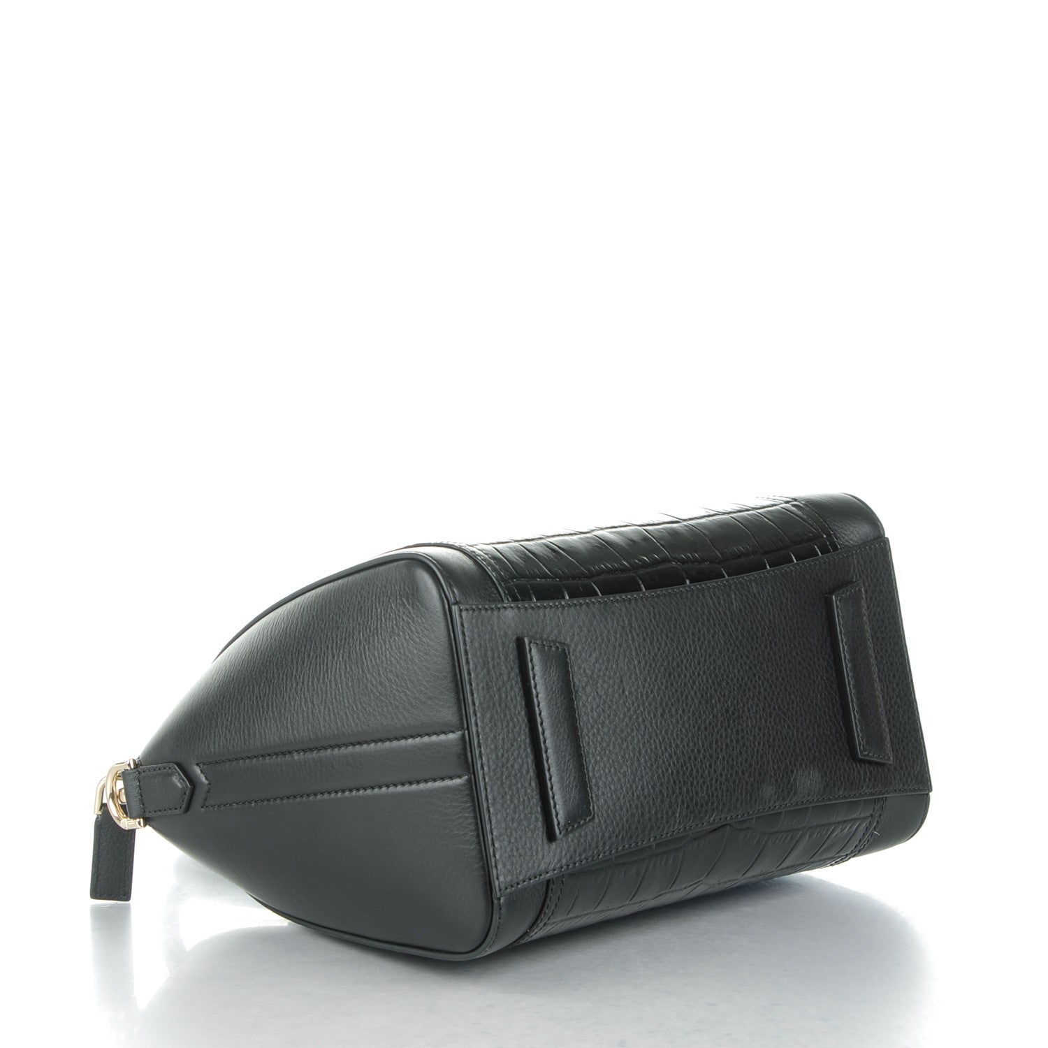 Givenchy Calfskin Crocodile Embossed Small Antigona Black 4 of 9