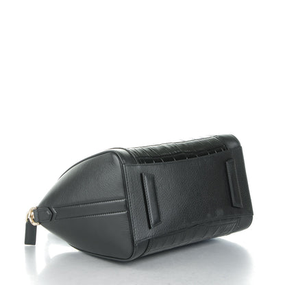 Givenchy Calfskin Crocodile Embossed Small Antigona Black 4 of 9