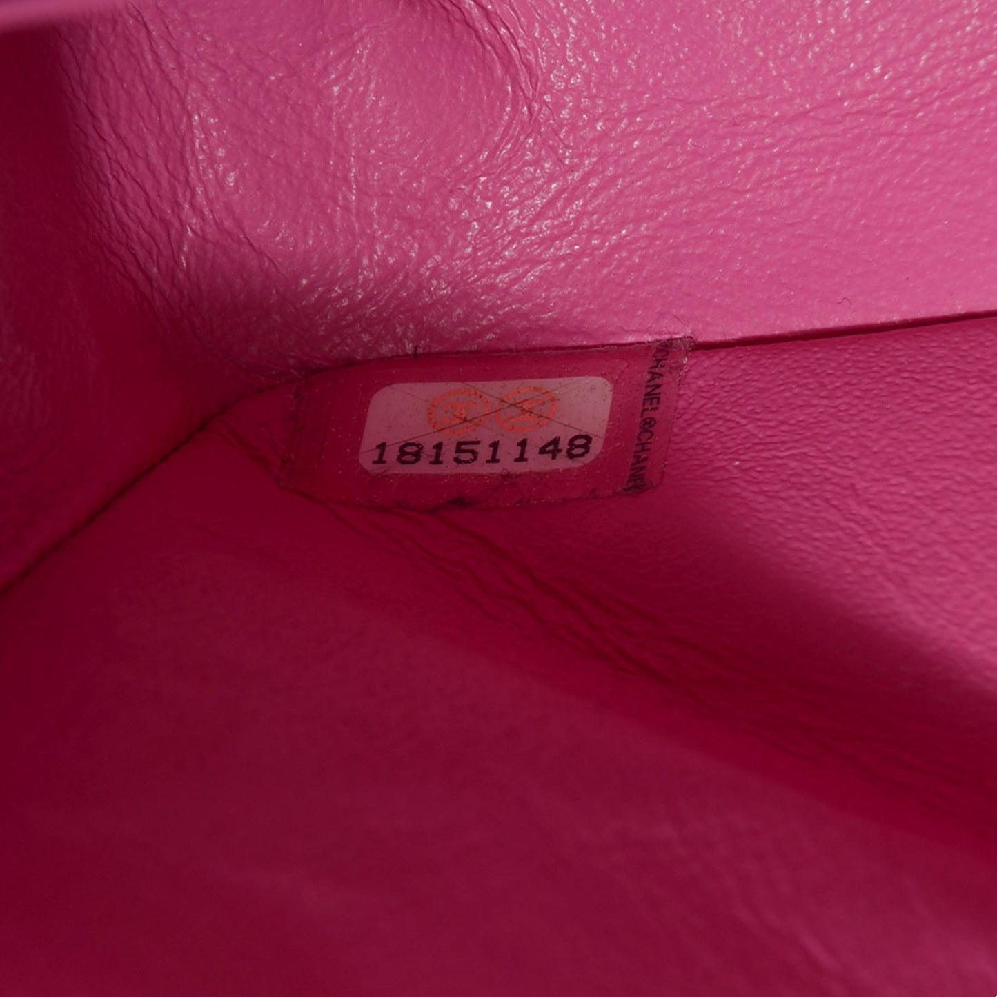 Iridescent Caviar Quilted Medium Double Flap Pink