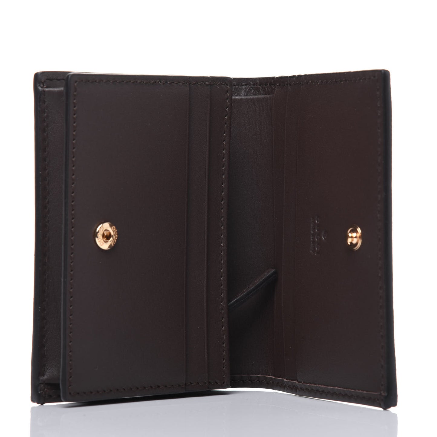 GG Supreme Monogram Card Case Beige