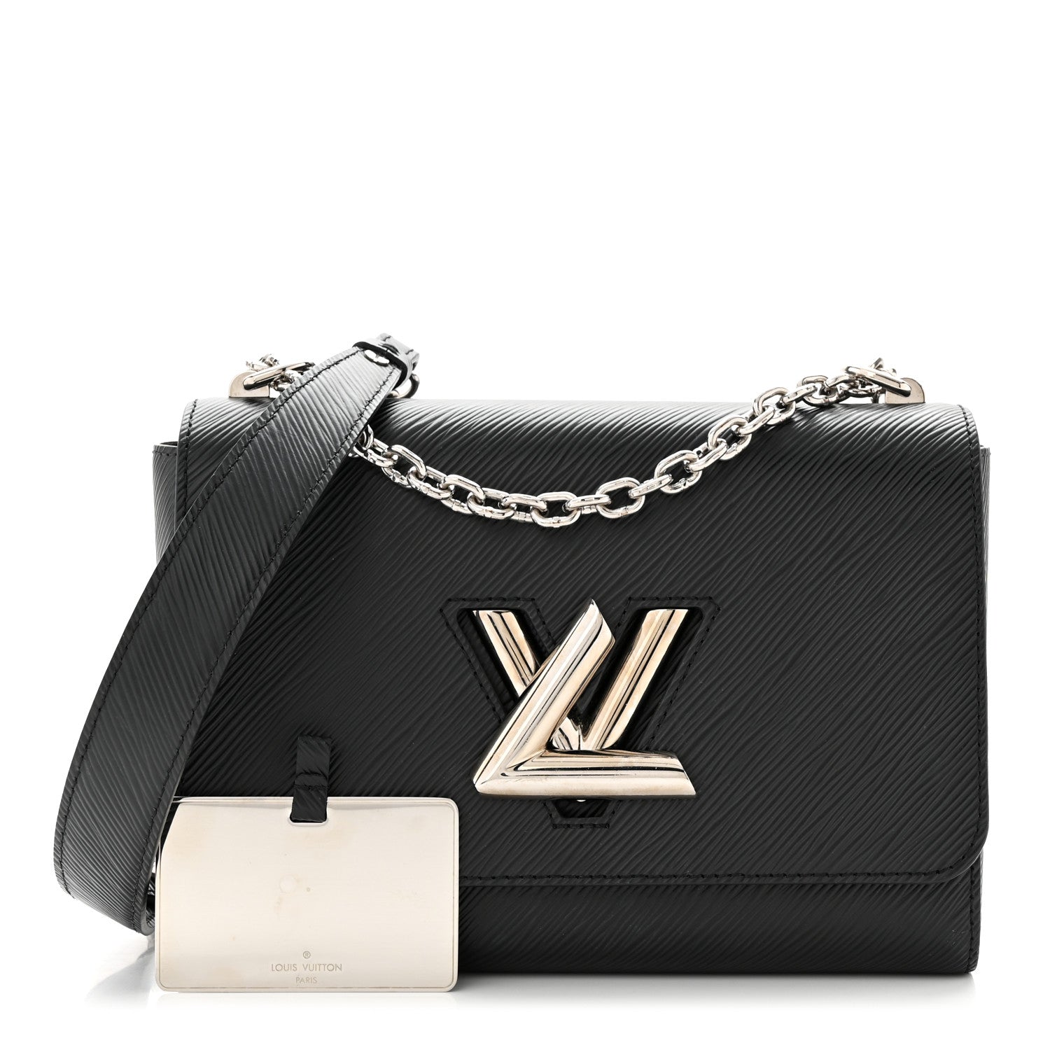 Louis Vuitton Epi Twist Shoulder Bag MM Black 1 of 10