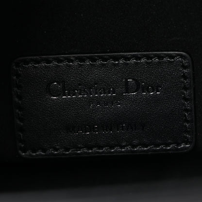 Christian Dior Calfskin Cannage Diamond Medium Lady D-Joy Black 6 of 14