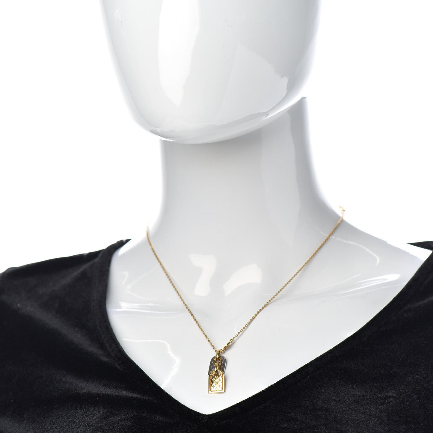 Nanogram Name Tag Necklace Gold