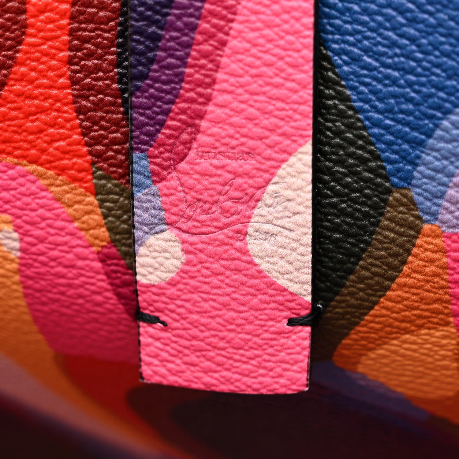 Christian Louboutin Patent Calfskin Paris Illusion Cabata Tote Multicolor 8 of 12