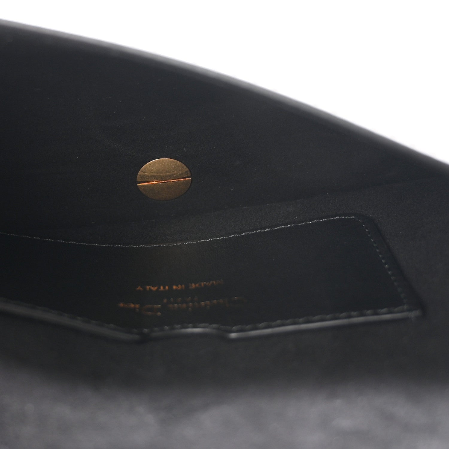 Christian Dior Grained Calfskin D-Bee Shoulder Bag Black 5 of 10