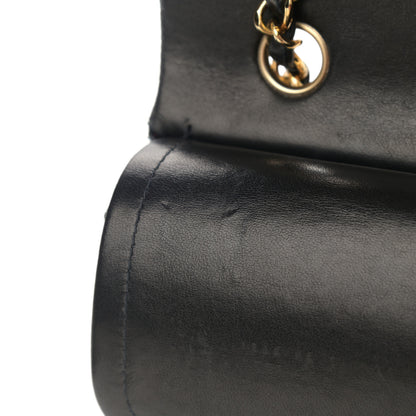 Chanel Lambskin Quilted Medium Double Flap Black 12 of 15
