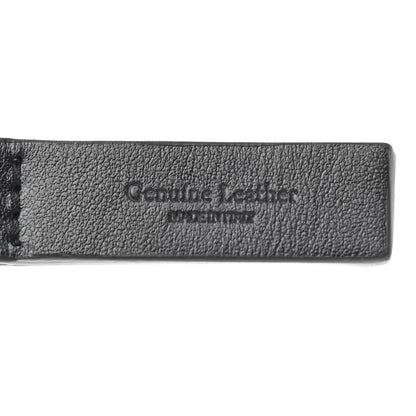 Off-White Calfskin Quote Key Holder Black White 4 of 6