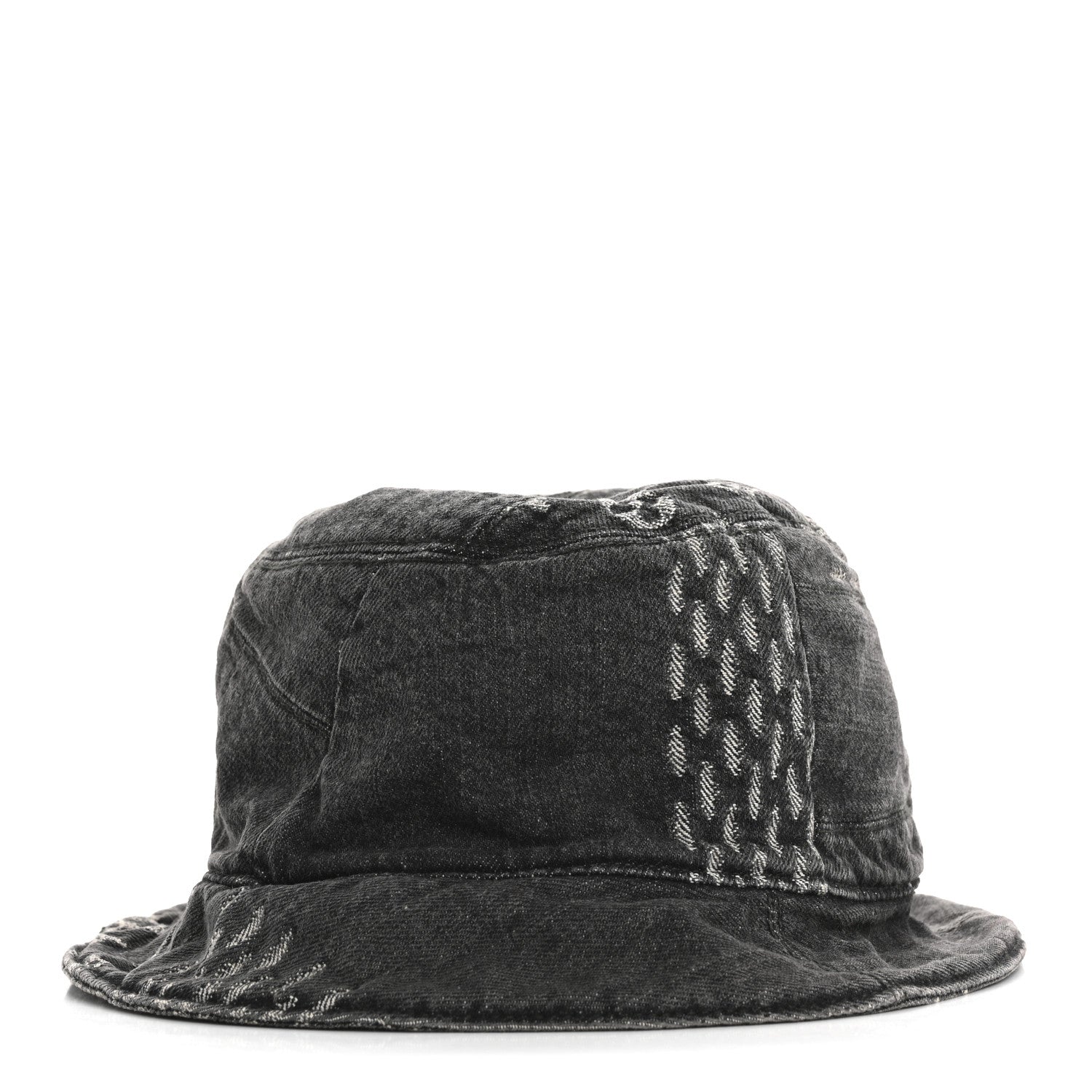 Louis Vuitton x NIGO Monogram Giant Denim Giant Damier Wave Sun Hat 60 Gray 3 of 11