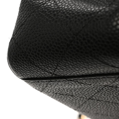 Chanel Caviar Quilted Maxi Double Flap Black 12 of 12