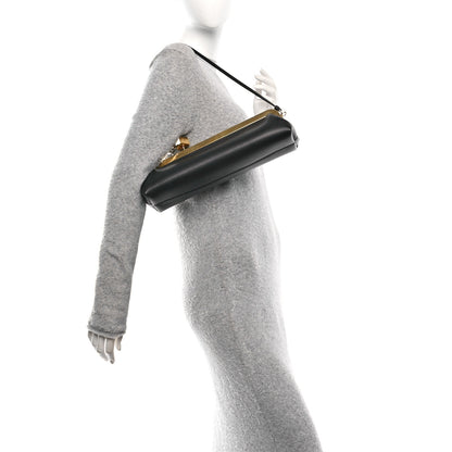 Jacquemus Lambskin La Pochette Salon Clutch Black 2 of 10