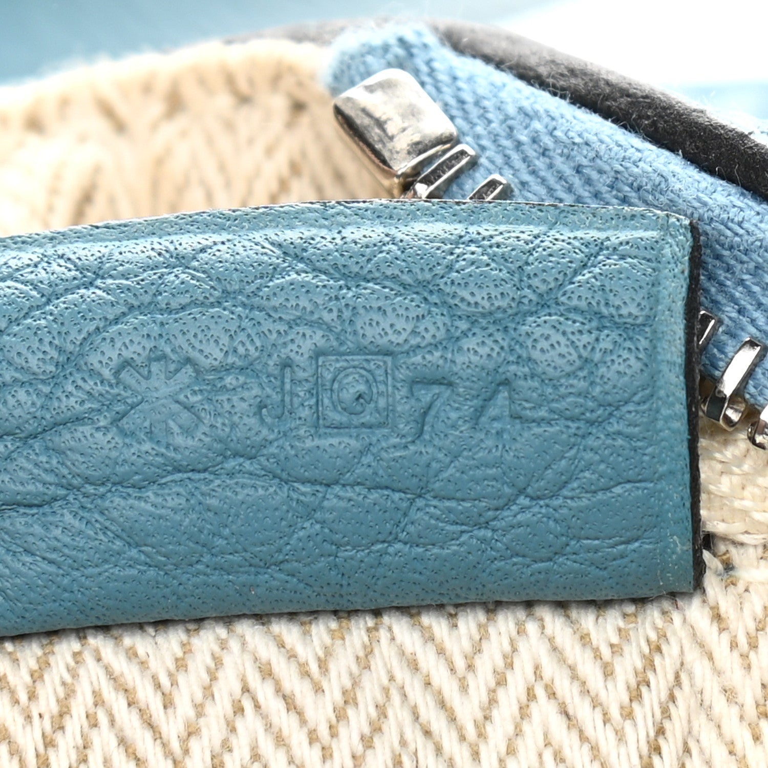 Hermes Taurillon Clemence Victoria II 35 Blue Jean 7 of 18