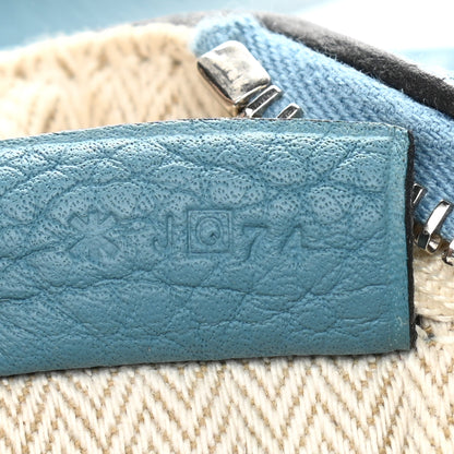 Hermes Taurillon Clemence Victoria II 35 Blue Jean 7 of 18