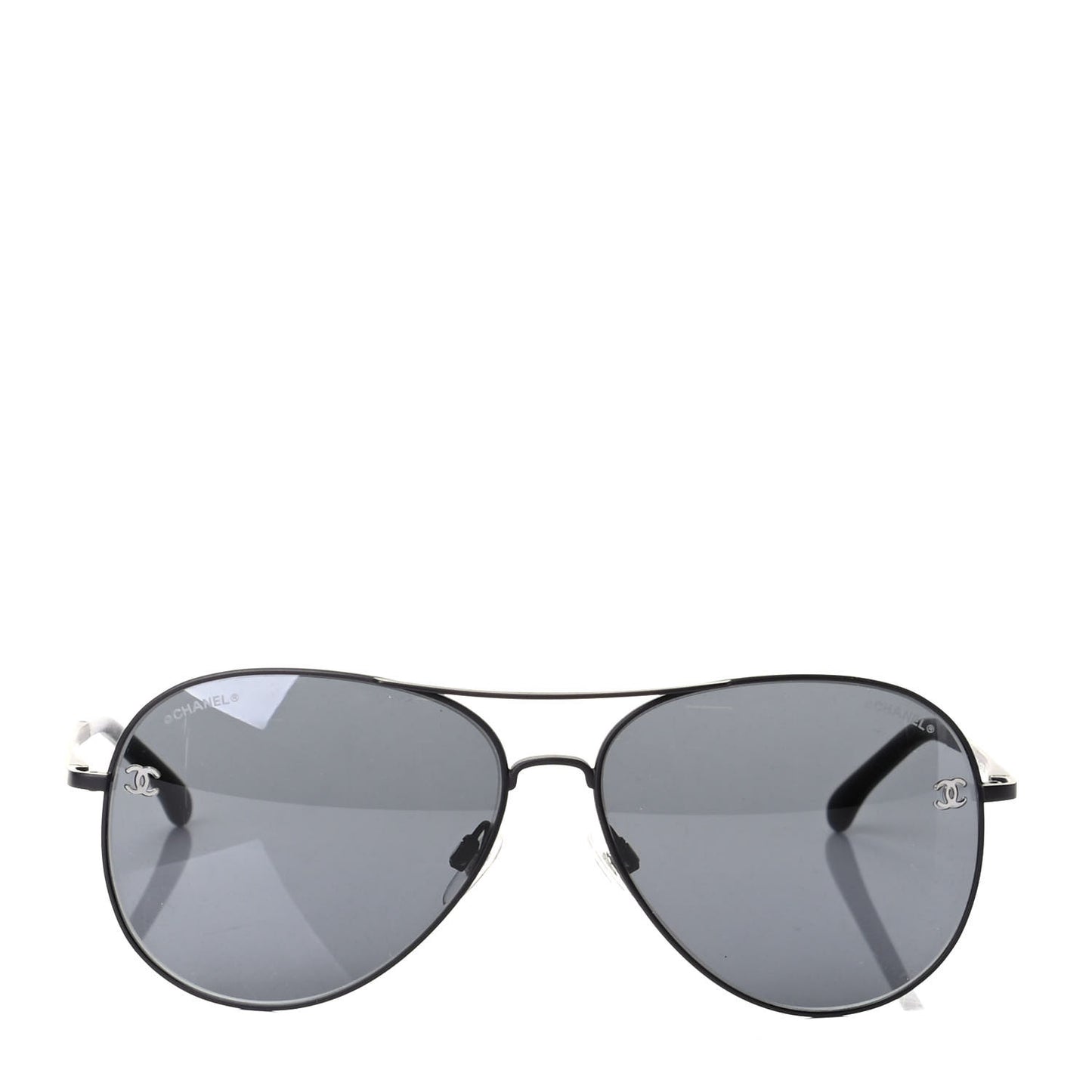 Metal Aviator CC Sunglasses 4189 T-Q Black
