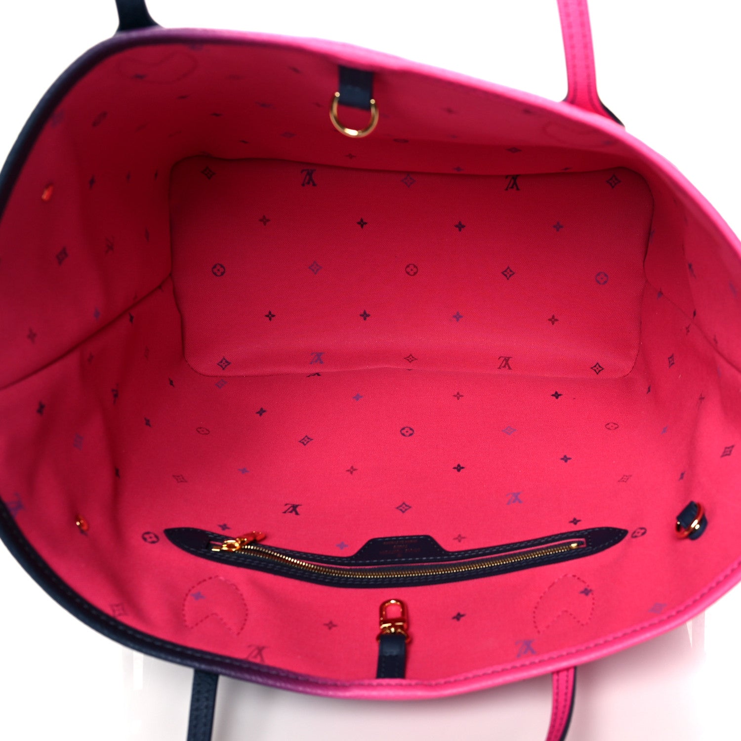 Louis Vuitton Monogram Giant Spring In The City Neverfull MM Midnight Fuchsia 6 of 11