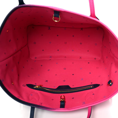Louis Vuitton Monogram Giant Spring In The City Neverfull MM Midnight Fuchsia 6 of 11