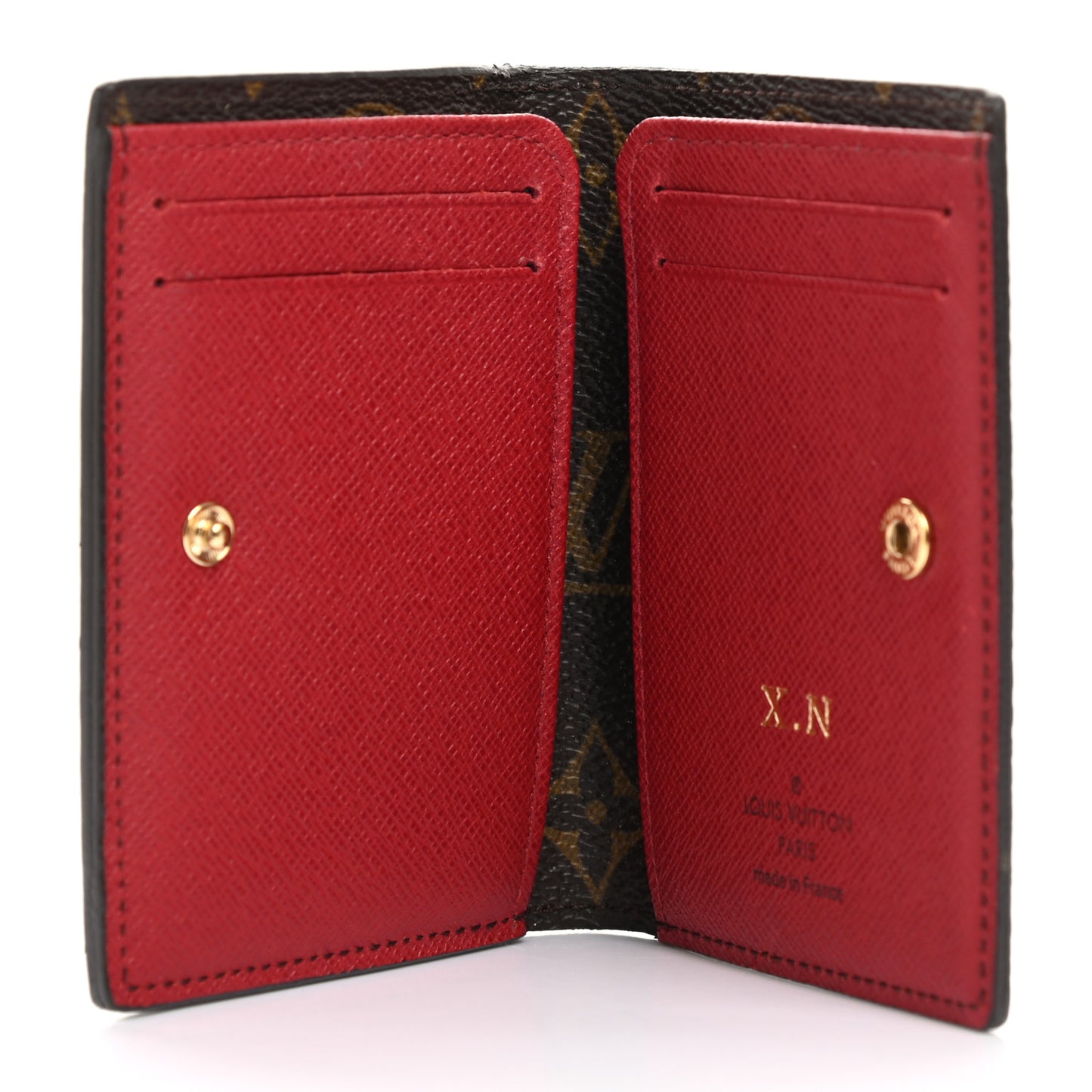 Monogram Compact Marie Wallet Rouge