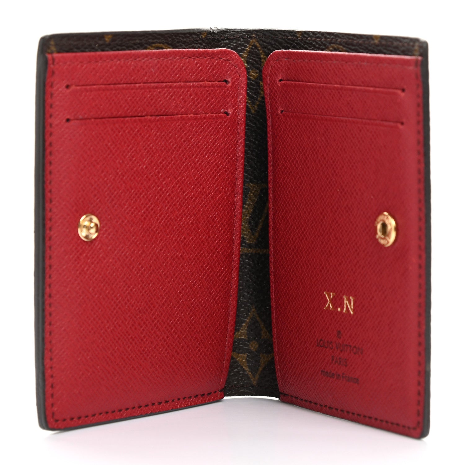 Louis Vuitton Monogram Compact Marie Wallet Rouge 5 of 9
