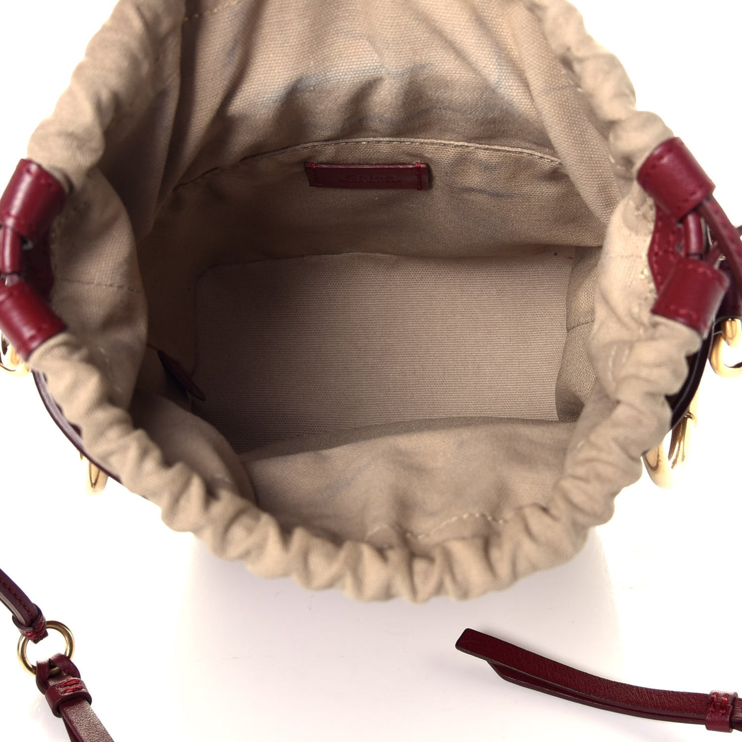 Smooth Calfskin Mini Roy Bucket Bag Plum Purple