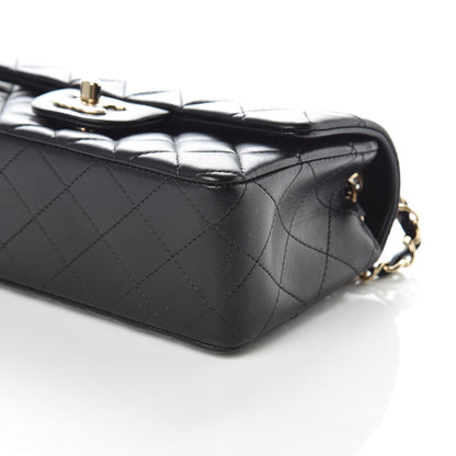 Chanel Lambskin Quilted Mini Rectangular Flap Black 6 of 10