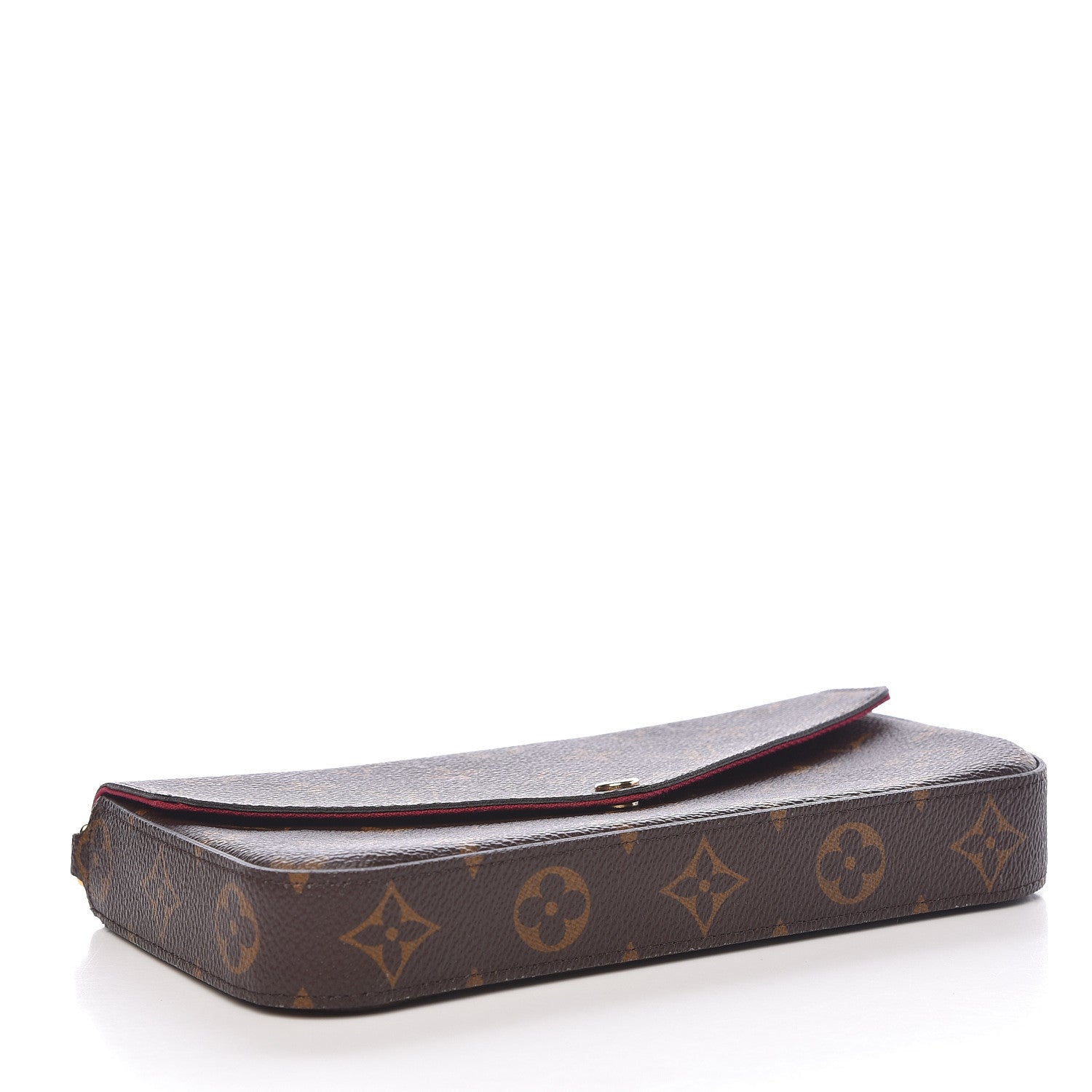 Louis Vuitton Monogram Pochette Felicie Chain Wallet Fuchsia 5 of 14