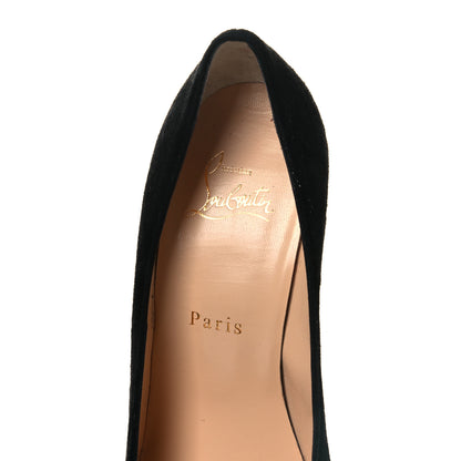 Christian Louboutin Veau Velours Alminette 100 Pumps 37.5 Black 7 of 10