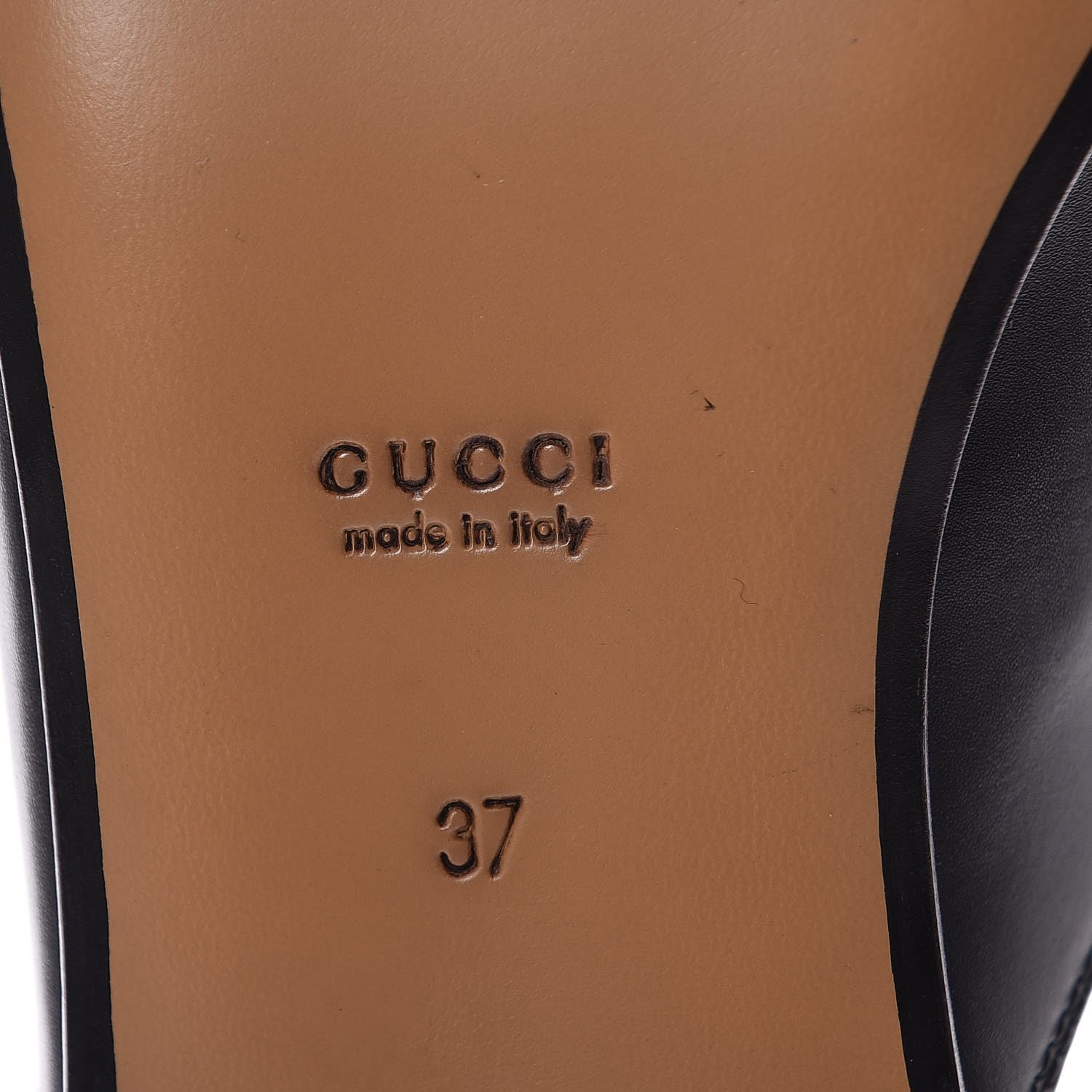 Gucci Calfskin Womens Princetown Slippers 37 Black 6 of 9