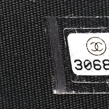 Chanel Calfskin Quilted Mini Maxi Pearls Wallet On Chain WOC Black 5 of 5
