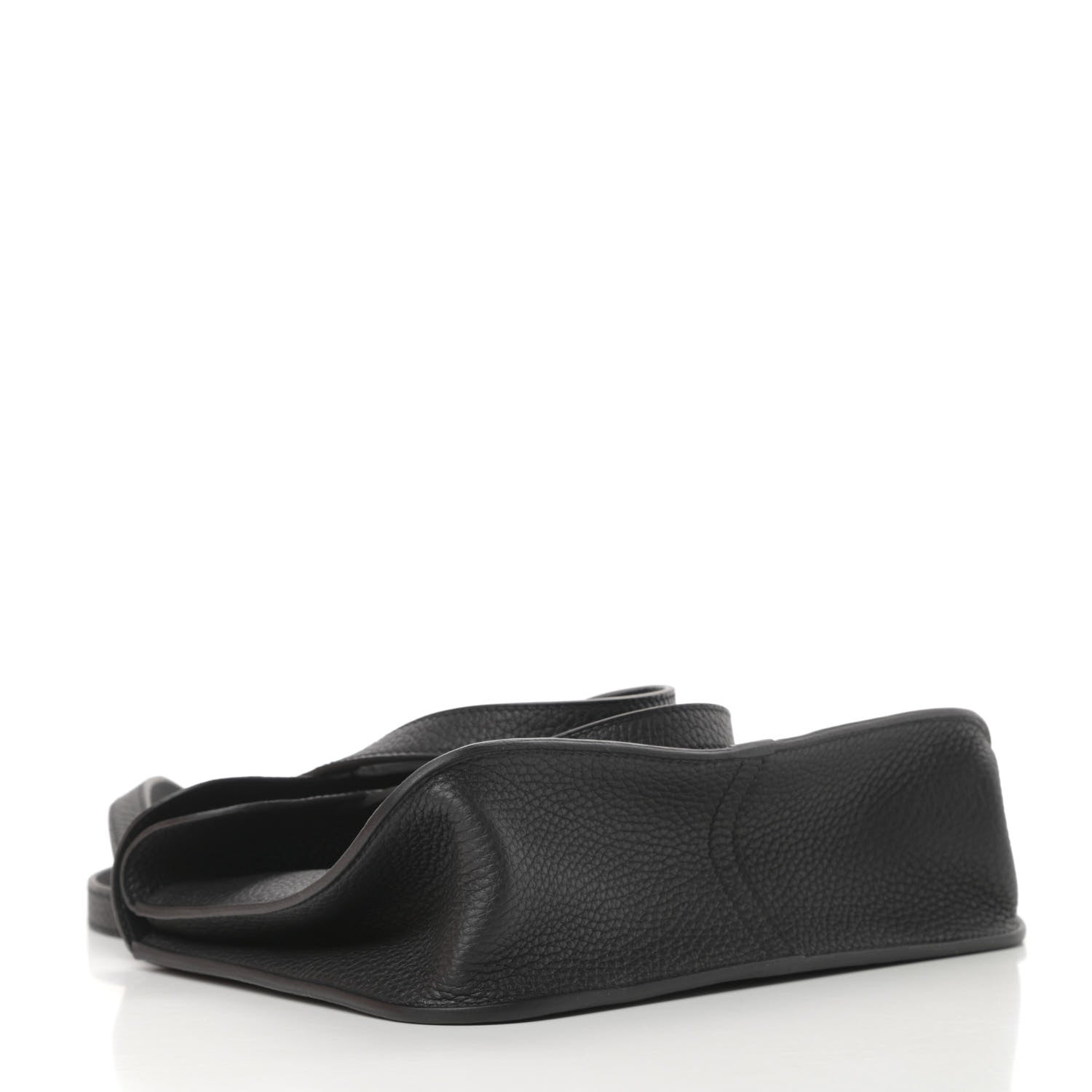 Hermes Taurillon Clemence Halzan 25 Black 6 of 13