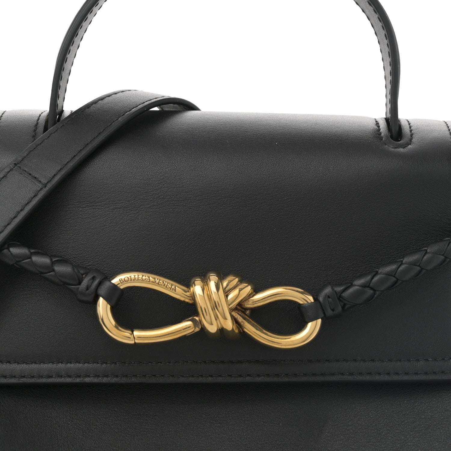 Bottega Veneta Silky Calfskin Small Ciao Ciao Black 9 of 11
