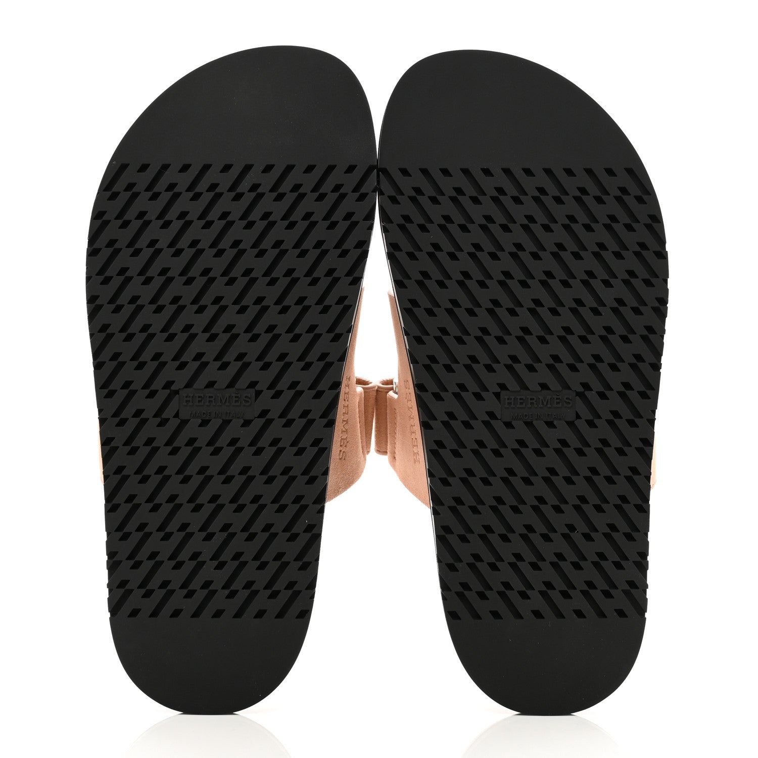 Hermes Suede Goatskin Womens Chypre Sandals 36 Nude 5 of 8