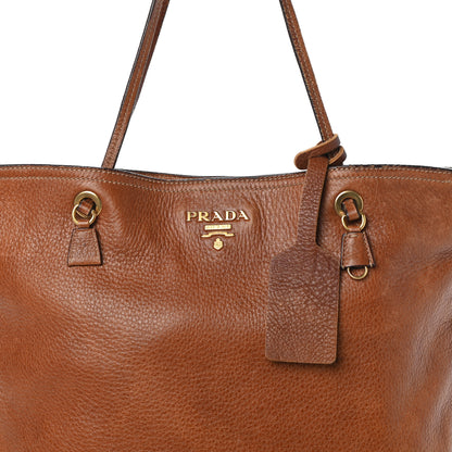 Prada Cervo Antik Shopping Tote Cammello 7 of 9